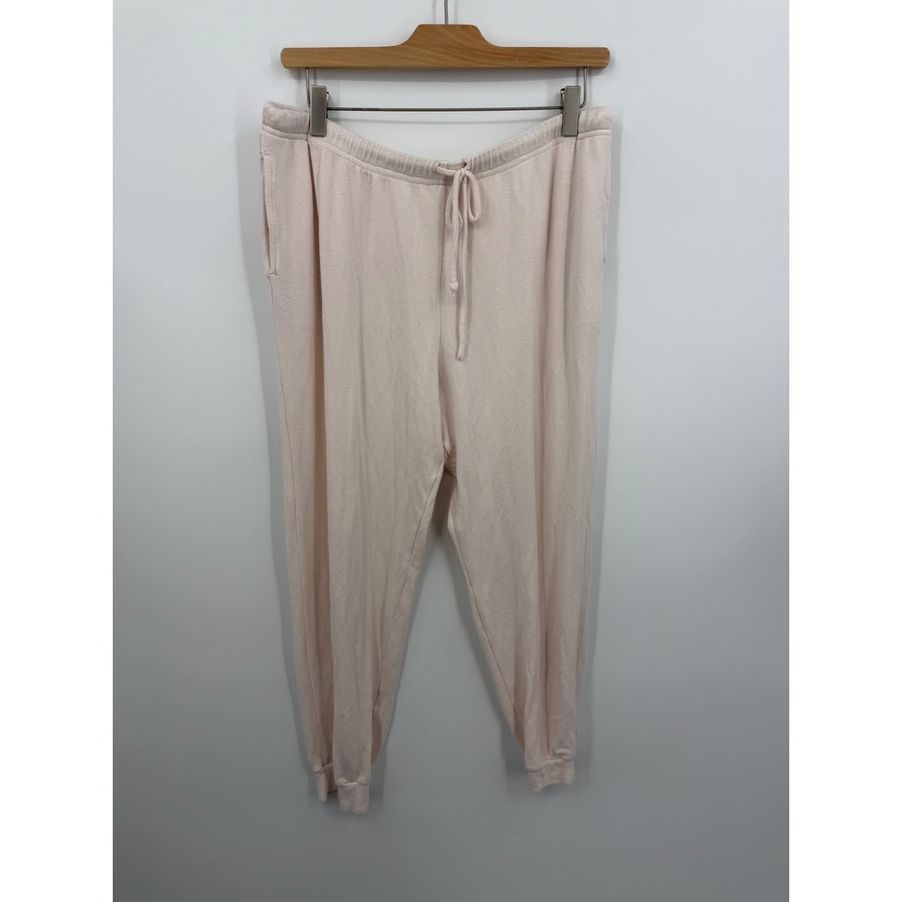 Southcott Luna Jogger Pants Woman's L Pink Drawstring Elastic Waist USA